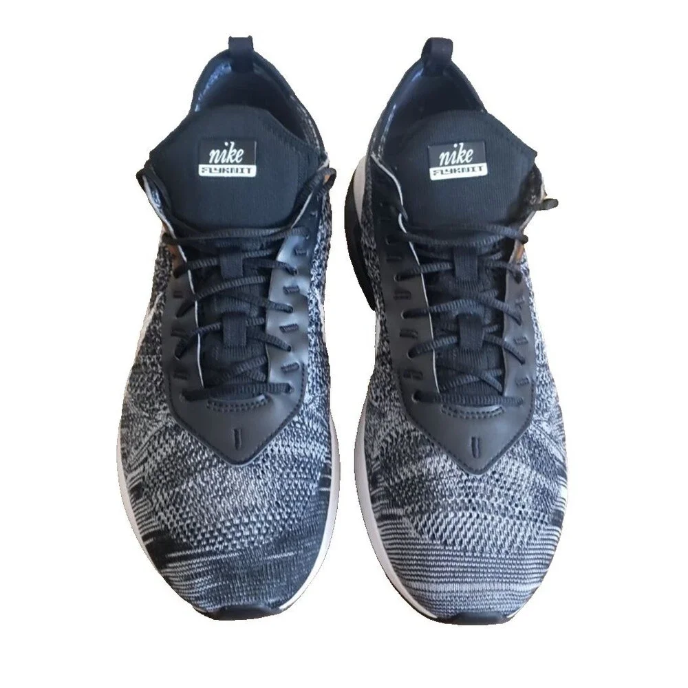 Nike Air Max Flyknit Racer Black White Oreo Men's Size 11 (DJ6106-001)